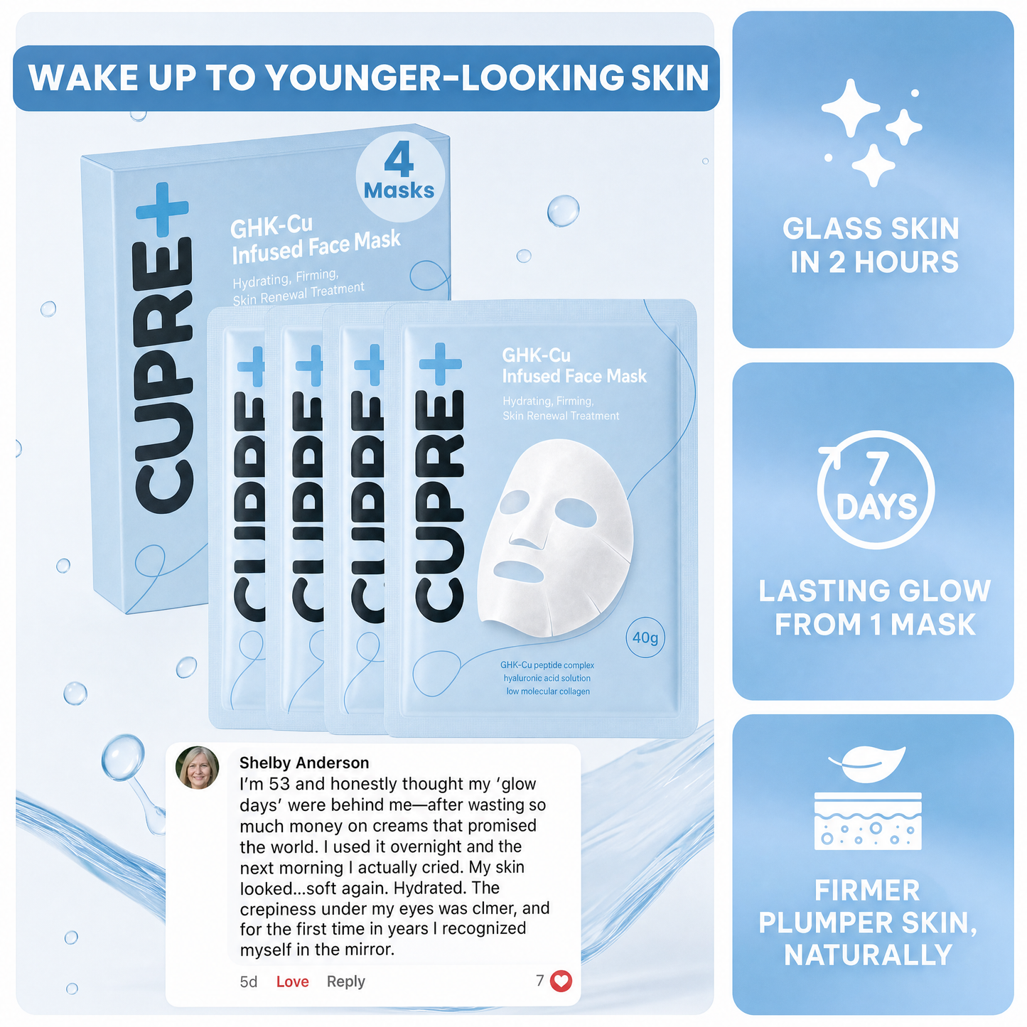 Renew Wrinkles, Fine Lines, And Tired Creases — Powered By GHK-Cu Peptide